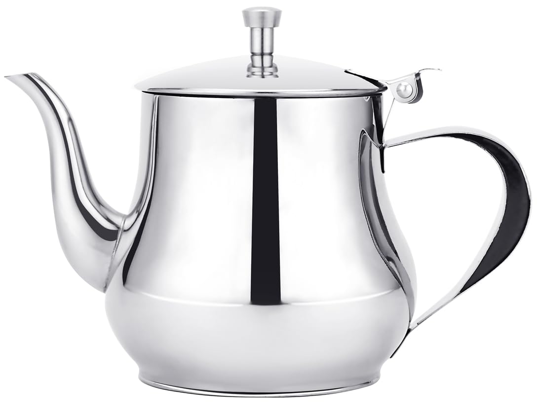 SANQIAHOME 360ml(12Oz) stainless steel small teapot