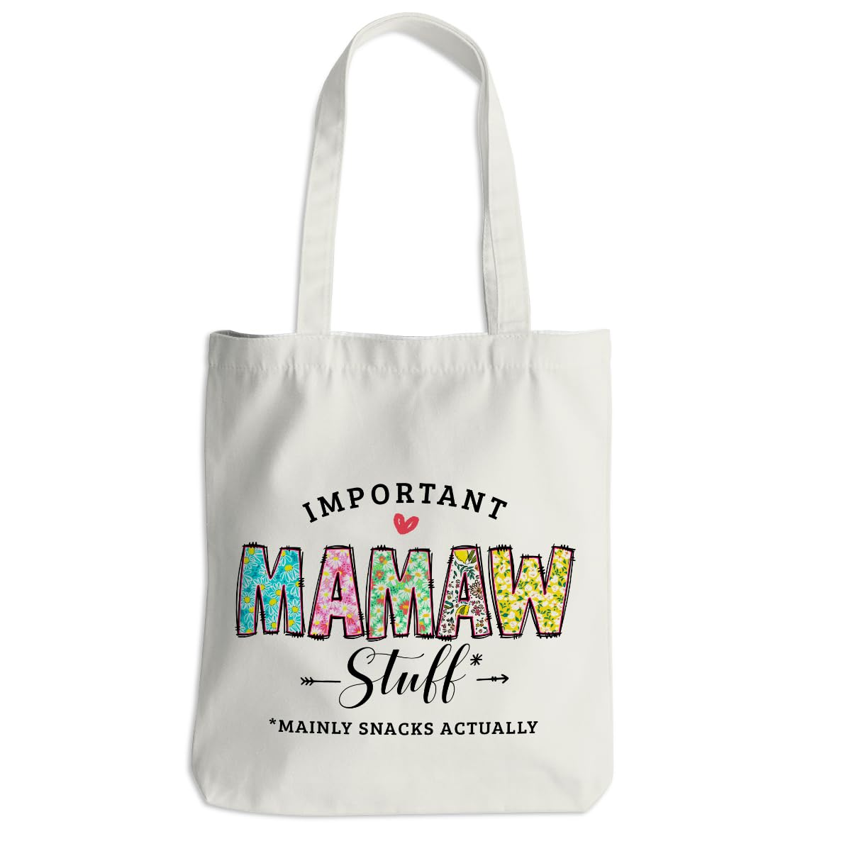 Grandma Gifts Mamaw Tote Bag From Granddaughter Beach Bag Book Shopping Reusable Grocery Bags For Women Female Granny Nana Grand