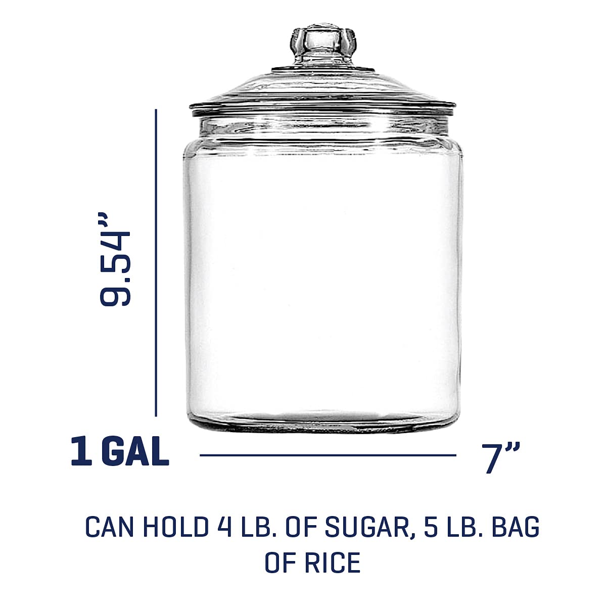 Anchor Hocking 1-Gallon Heritage Hill Jar