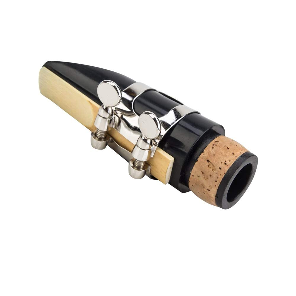 Clarinet Mouthpiece Kit, Includes Ligatureclarinet Mouthpiece Cushionsclarinet Reed 25Black Clarinet Mouthpiece Plastic Cap