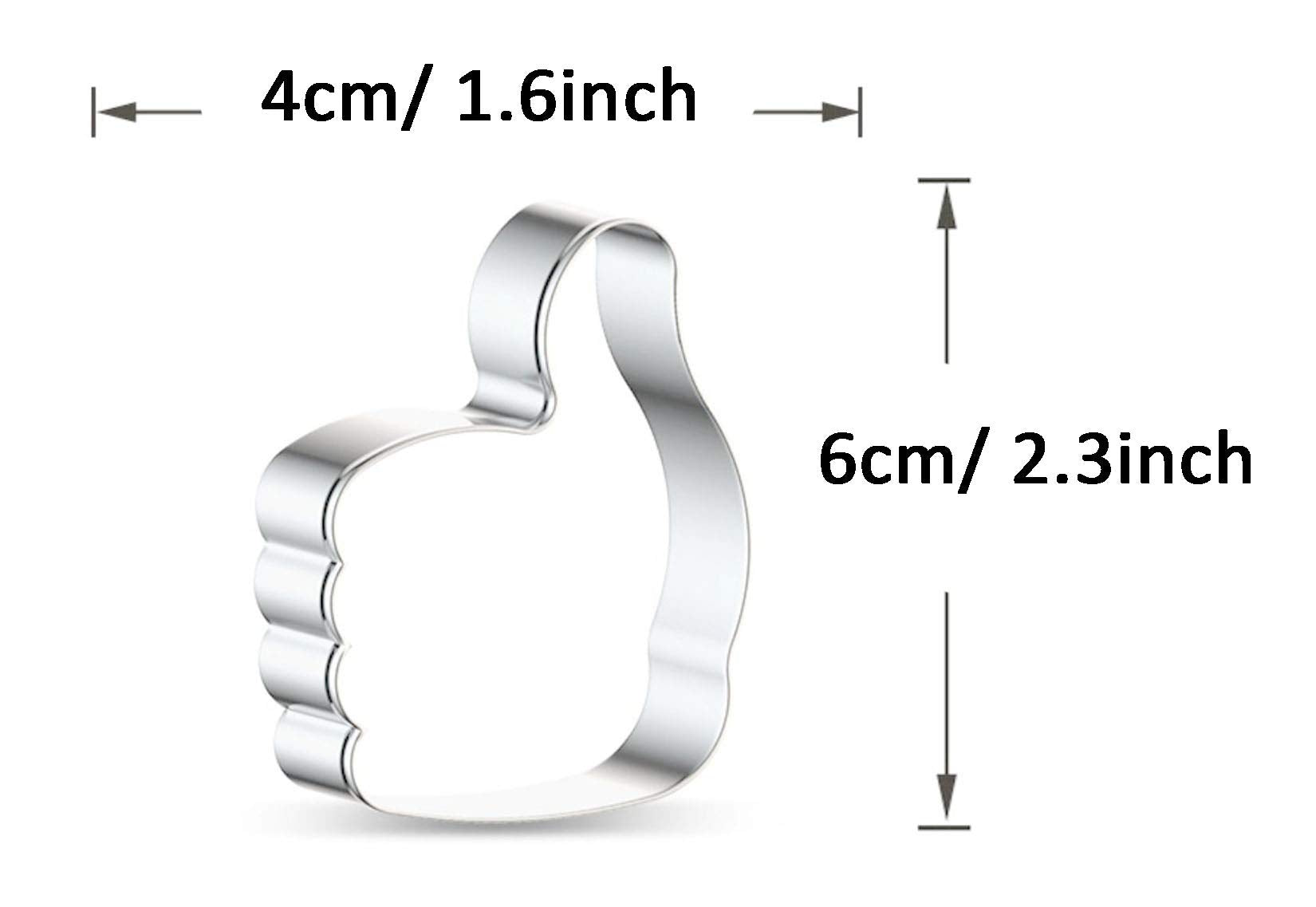 Wjsyshop Thumbs Up Thumbs Down Cookie Cutter