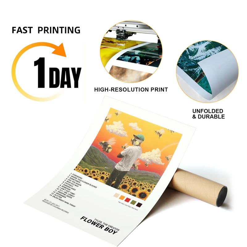 Intellimade Custom High-Resolution Poster Prints,Upload Your Image Photo,Personalized Photo To Poster Printing,Uv Printed,Odorle