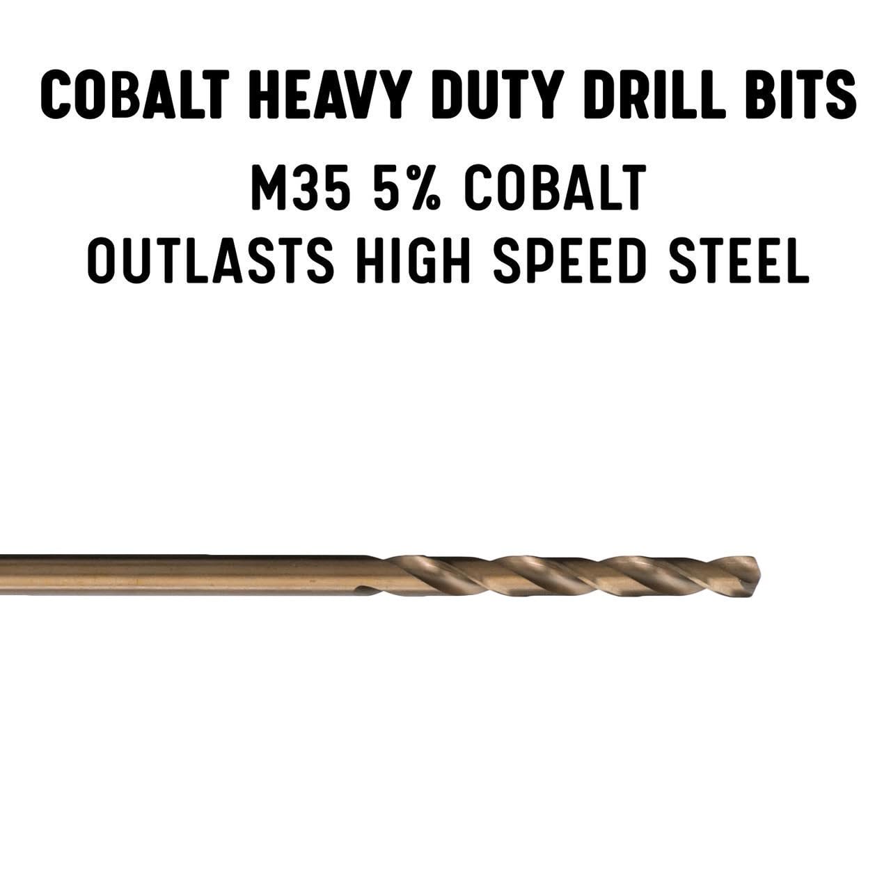 Drill America 42 X 6 Cobalt Aircraft Extension Drill Bit (Pack Of 12), Glbco Series -Glbcox642P12
