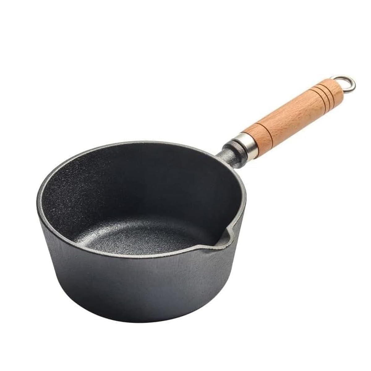 VONOTO Cast Iron Basting Pot, Melting Pot, Saucepan (1.5 Quarts)