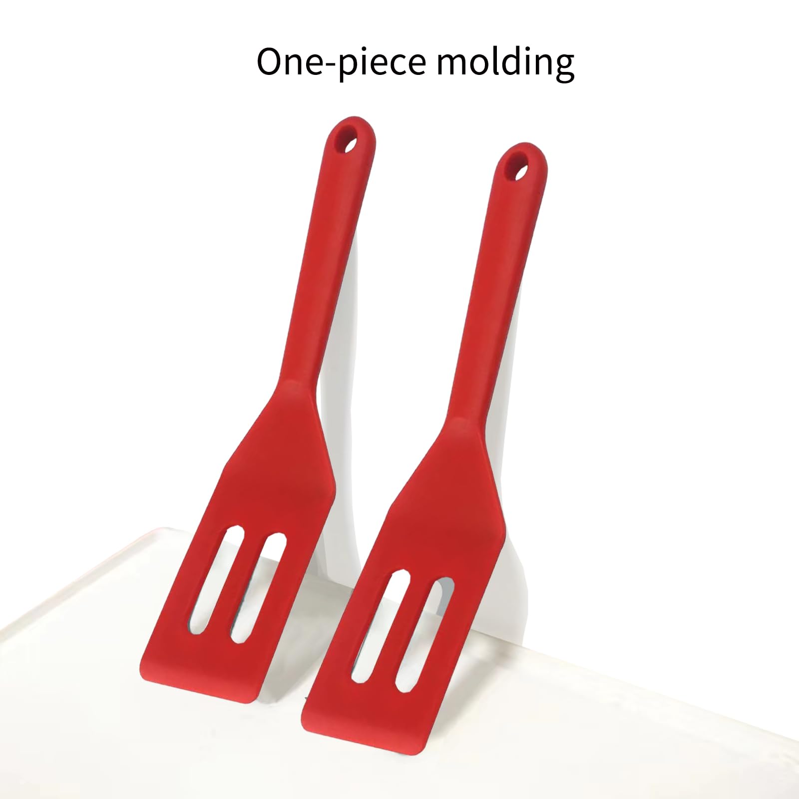 Small Spatula, 2 Pcs Mini Tiny Flexible Silicone Kitchen Turner Spatulas Set For Nonstick Cookware