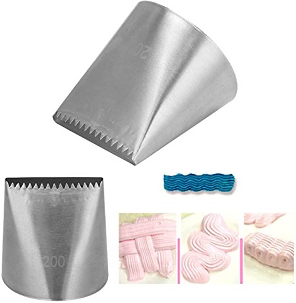 Pack Of 1 Piping Nozzles - Icing Piping Nozzles - Large Icing Piping Nozzles Cake Decorating Pastry Tip Sets Fondant Cake Tools