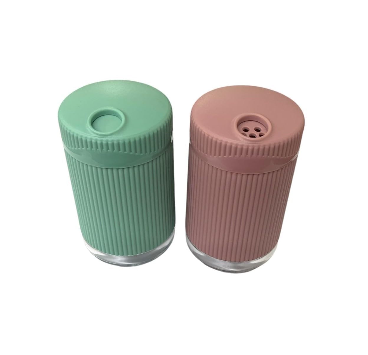 Simplyhut Salt & Pepper Shaker Set  Airtight Ribbed Design Spice Dispenser Sprinkler Jar For Kitchen, Restaurant & Dining Table