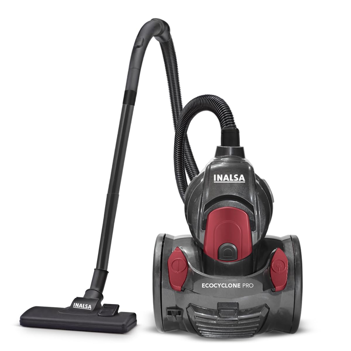 Inalsa Vacuum Cleaner For Home 1400W Bagless -Eco Cyclone Pro|Hepa Filter|18 Kpa Powerful Suction & High Energy Efficiency|5M Po