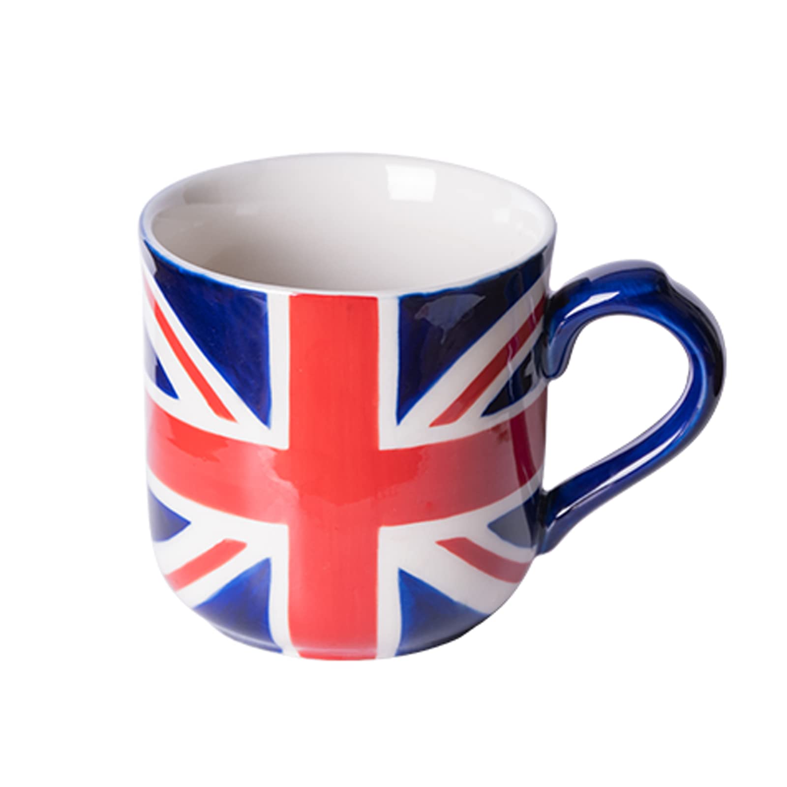 London Pottery Farmhouse Mug, 8.5 fl oz (250 ml) (Union Jack hand painted finish)