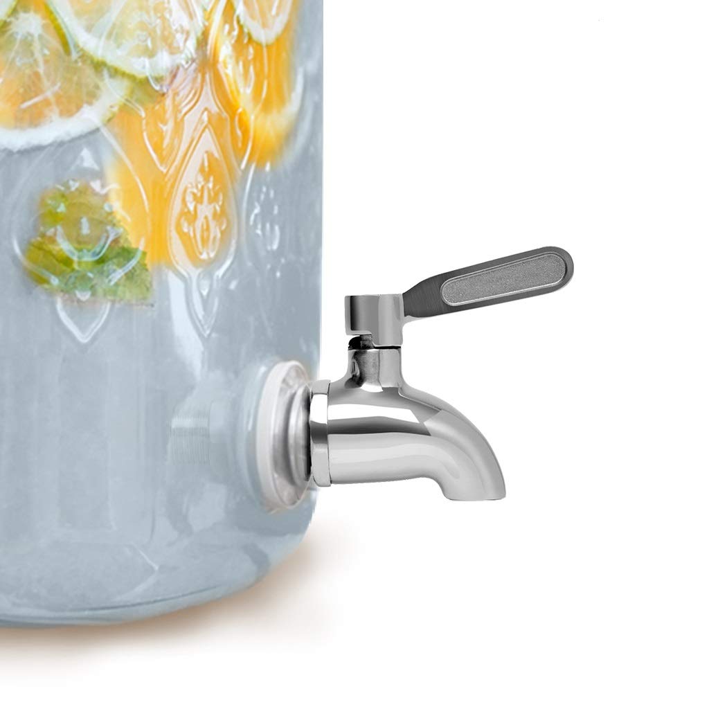 Vila Replacement Spigot For Beverage & Water Dispenser, Stainless Steel No-Rust Spout Faucet, Excellent Continuous Flow, Sturdy