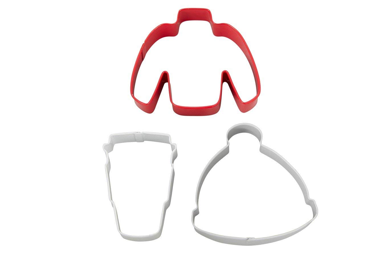 Wilton Sweater, Latte And Hat Cookie Cutter Set