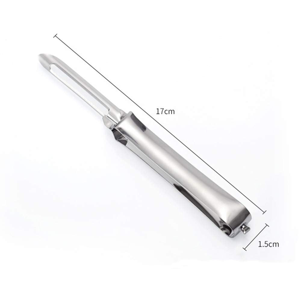 Kitchen Vegetable And Fruit Peeler-Stainless Steel Rotary Peeler For Potatoes And Carrots