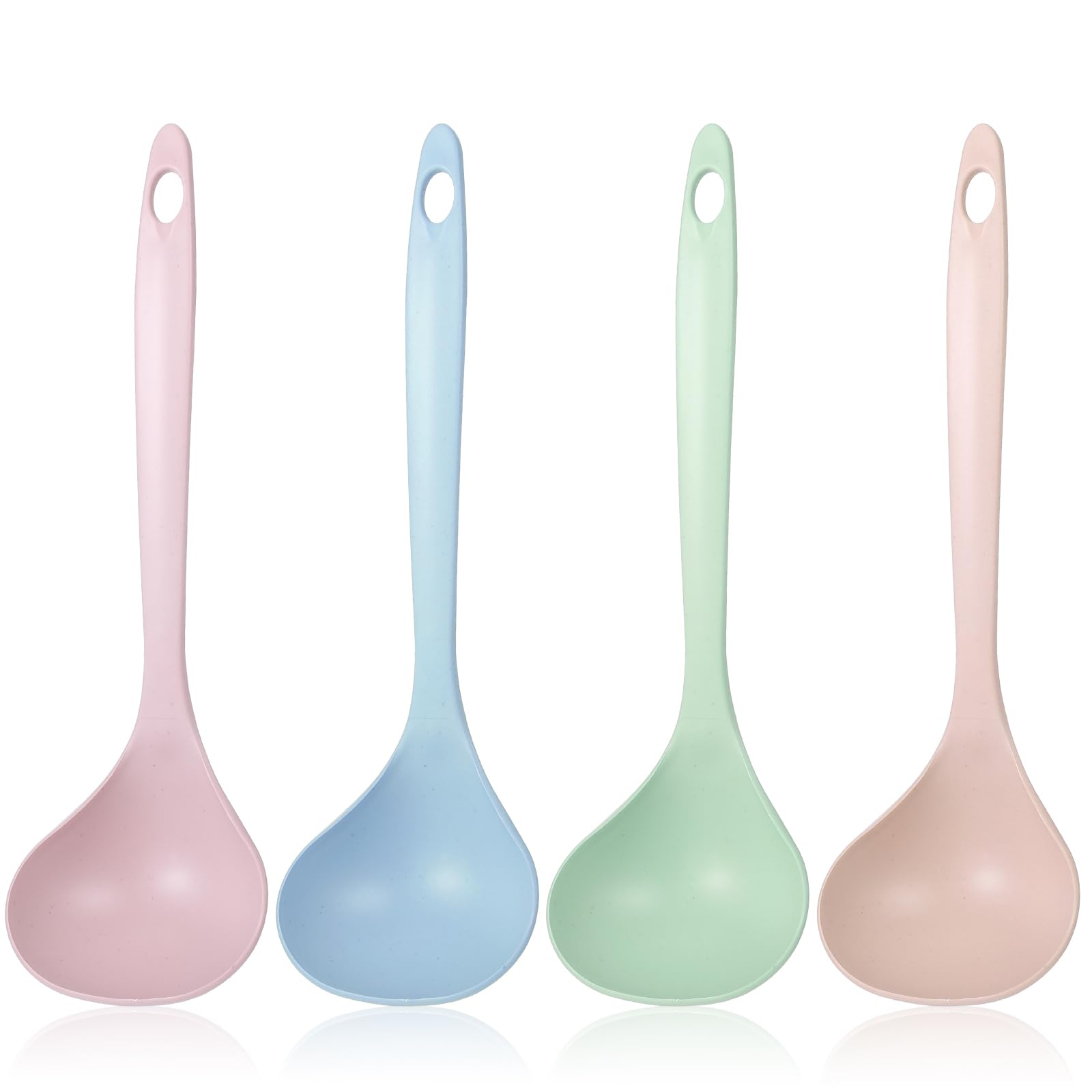 4Pcs Small Soup Spoon PP Ladle Spoon Cooking and Serving Spoons Soup