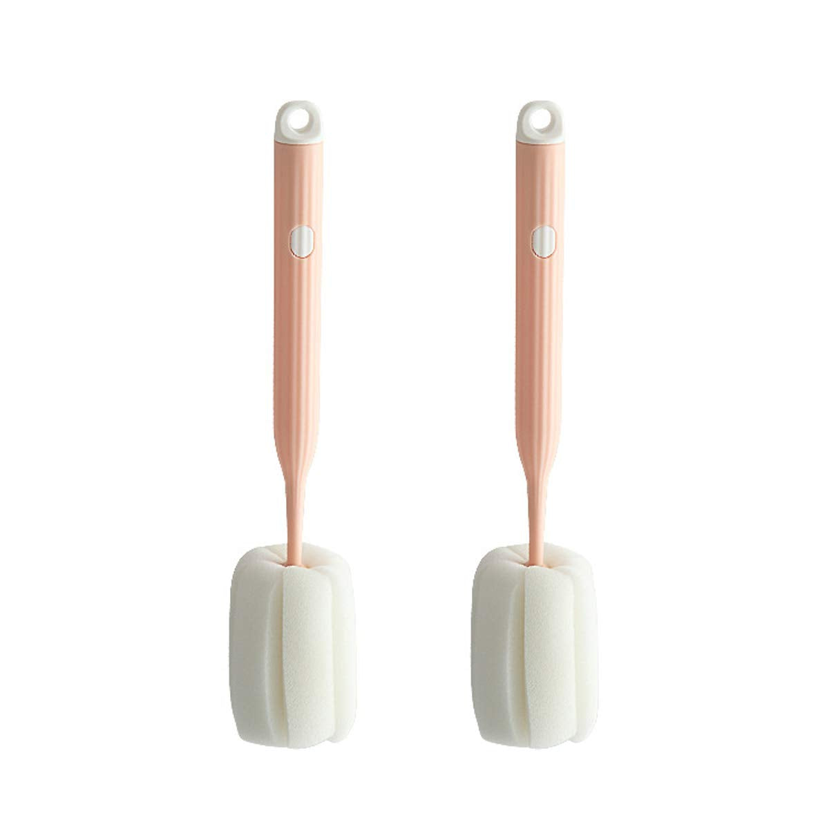 Bottle Soft Brush -2Pcs Sponge Bottle Brush Soft And Easy To Clean, Baby Bottle Sponge Brush Can Effectively Remove The Stain Re