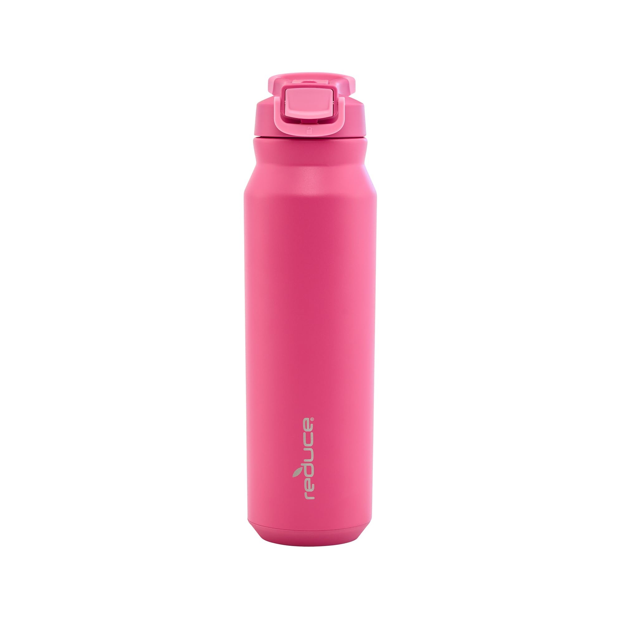 REDUCE 32 oz Hydrate Pro Stainless Steel Insulated Water Bottle - Flip Top Leak-Proof Lid, Dishwasher Safe, BPA-Free, Dual Wall 