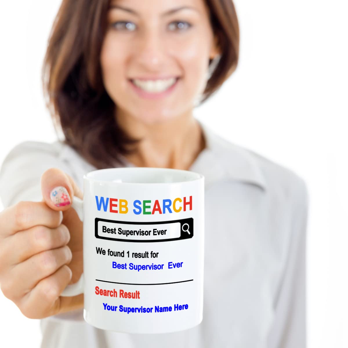 Spreadpassion Personalized Supervisor Mug, Best Supervisor Mug, Supervisor Mug, Supervisor Gifts, Gift For Supervisor, Superviso