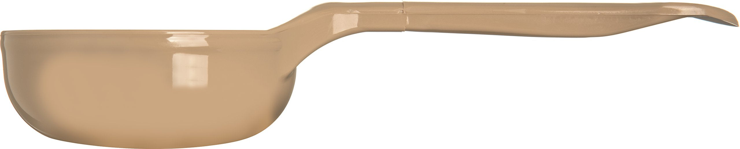 Carlisle Foodservice Products Short Handle Portion Control Spoon 4 Ounces Beige