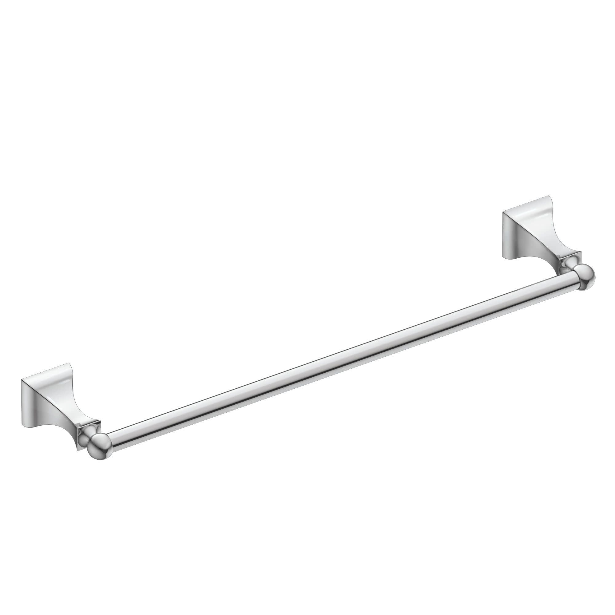 Moen Dn8324Ch Retreat Collection 24-Inch Bathroom Single Towel Bar, Chrome