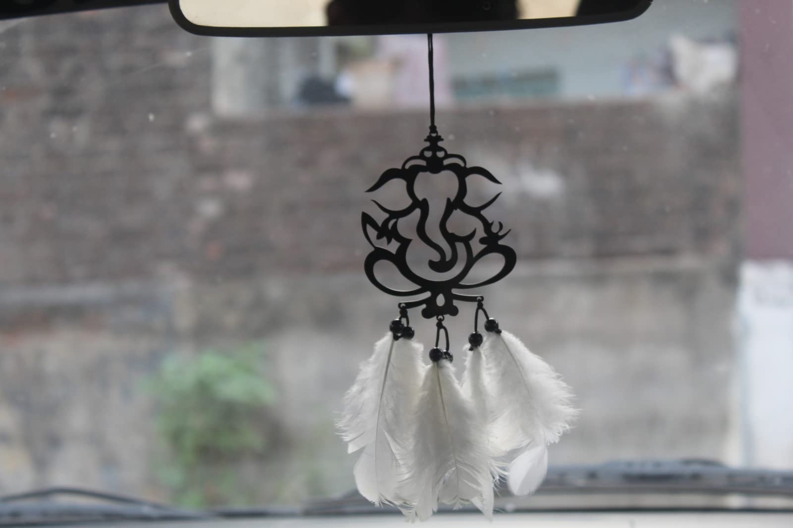 MH VILLA Dream Catcher Car Hanging Emblem Wall Hanging Ganesha (Dream Catcher Ganesh)