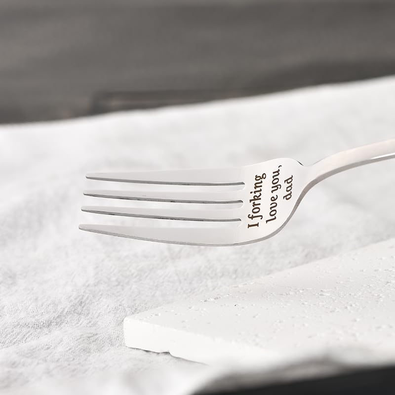 Gifts For Dad Father Day Gift I Forking Love You Fork Engraved Gifts For Dad Birthday Christmas Gift From Daughter Son Wife Dadd