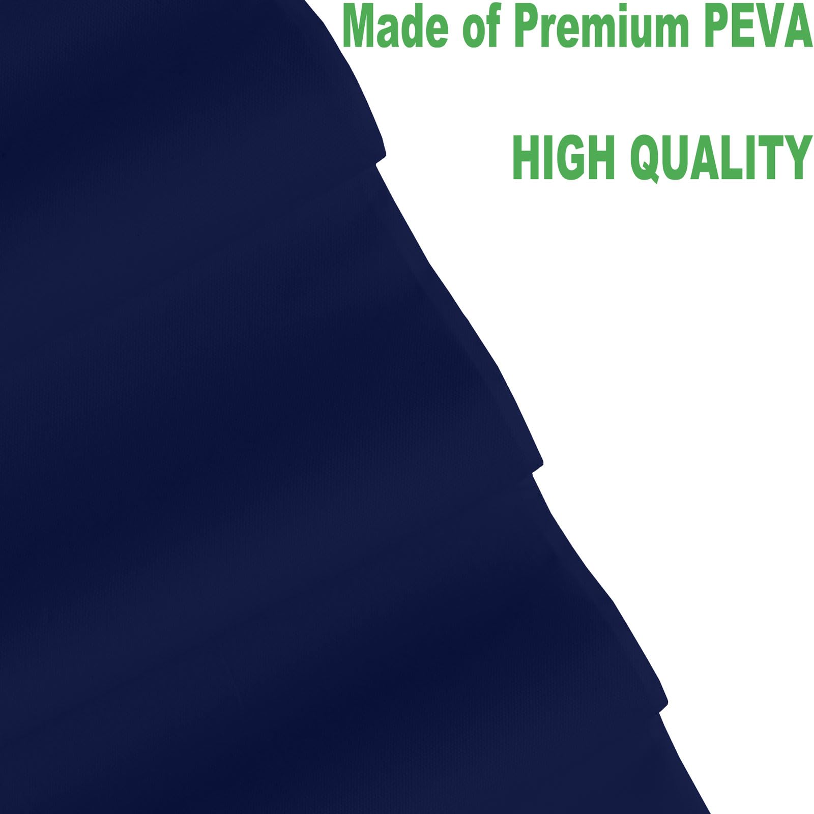 Plastic Navy Blue Tablecloths 3 Pack Disposable Table Covers 54'' X 108'' Deep Blue Table Cloths Peva Party Tablecovers For Part