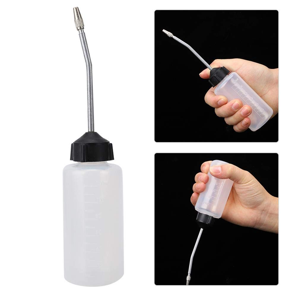 Heepdd 5Pcs Sewing Machine Oil Dispenser 120Ml Lengthened Nut Tip Oil Bottle