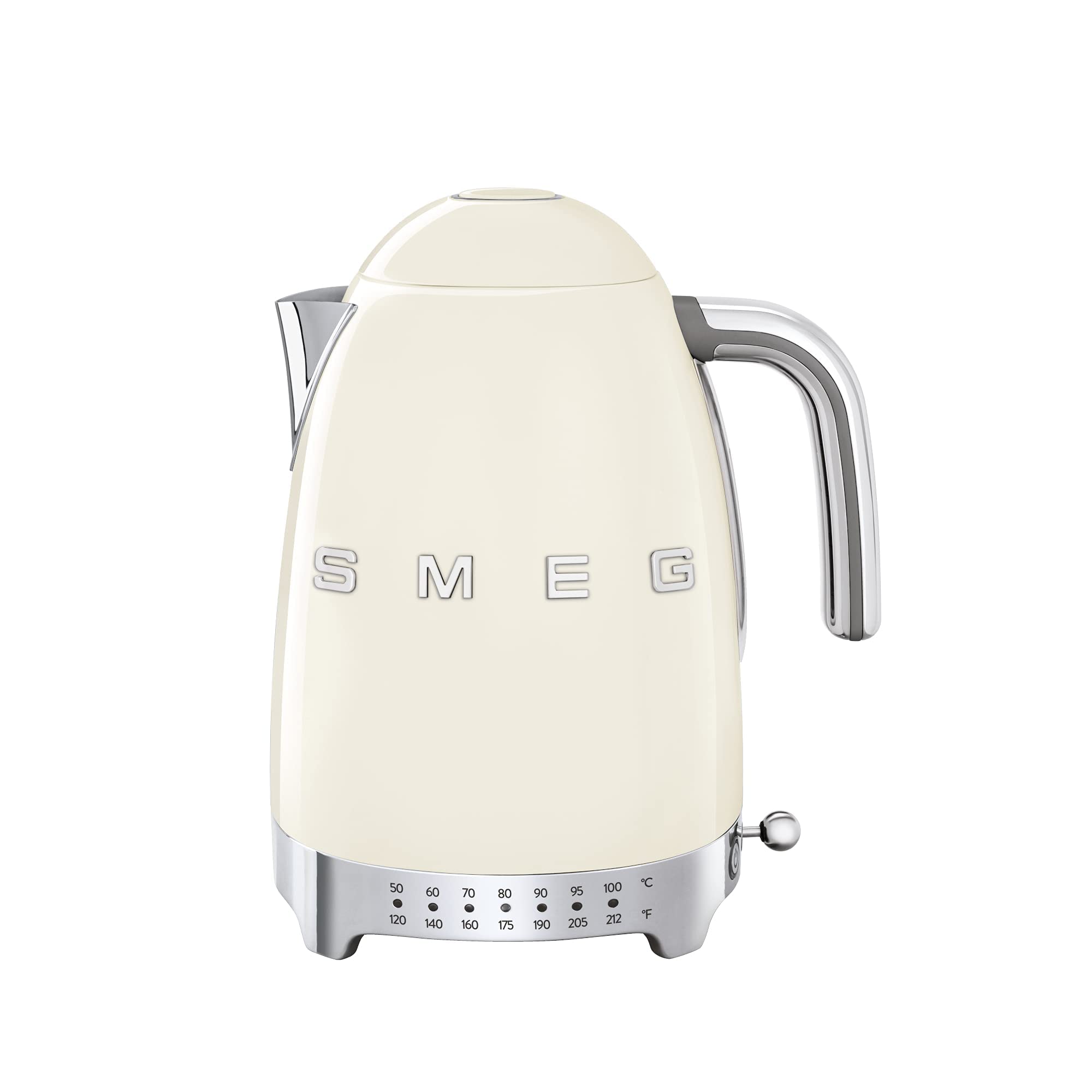 Smeg Cream Stainless Steel 50'S Retro Variable Temperature Kettle