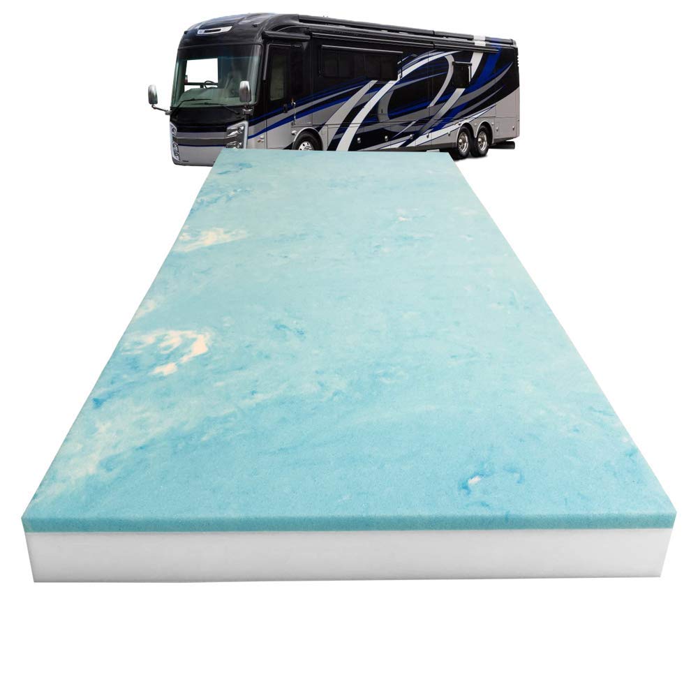 Foamma 5    X 24    X 78    Truck, Camper, Rv Travel Visco Gel Memory Foam Bunk Mattress Replacement, Made In Usa, Comfortable,