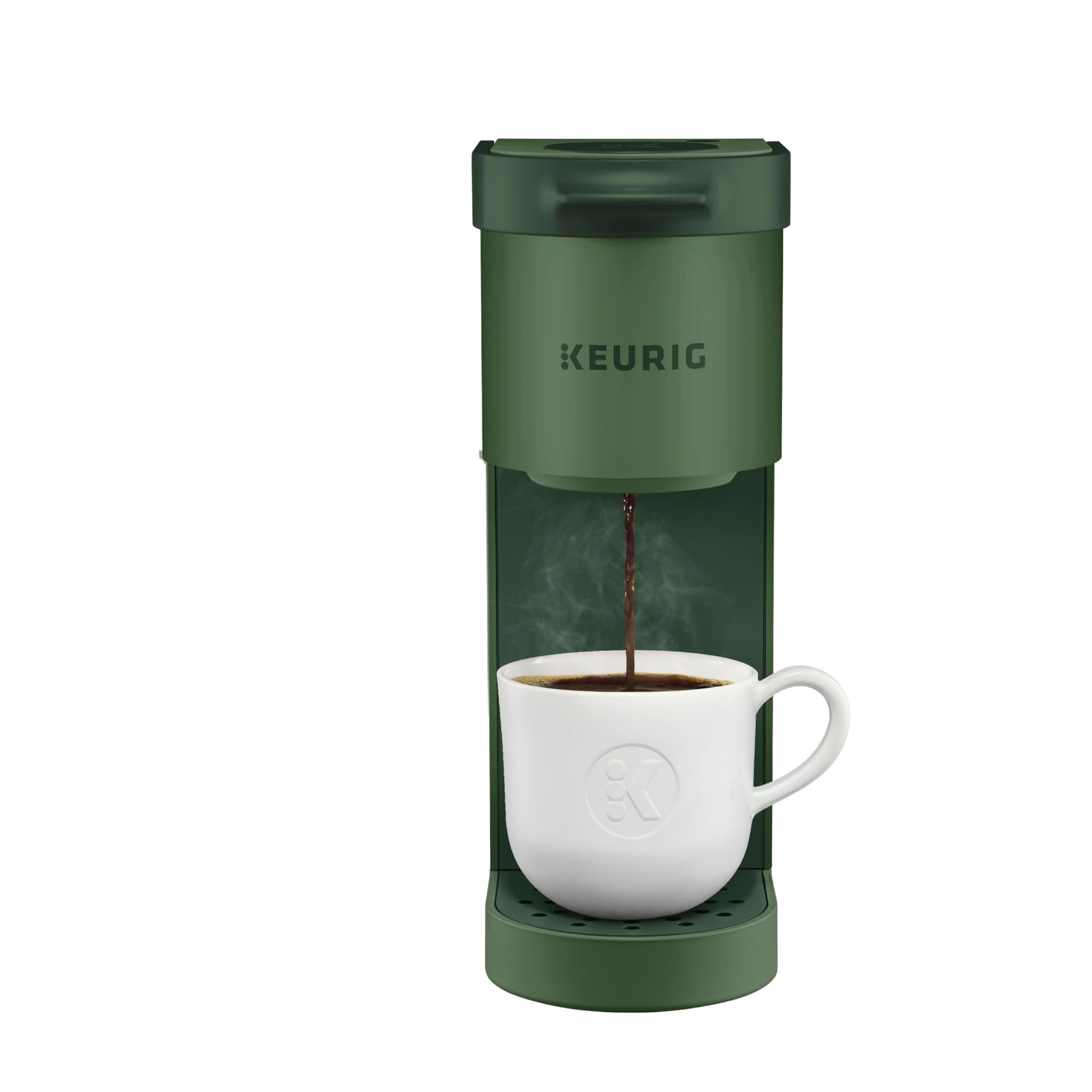 Keurig K-Mini Single Serve K-Cup Pod Coffee Maker, 6 To 12Oz Brew Size, With Cord Storage, Perfect For Small Spaces, Evergreen