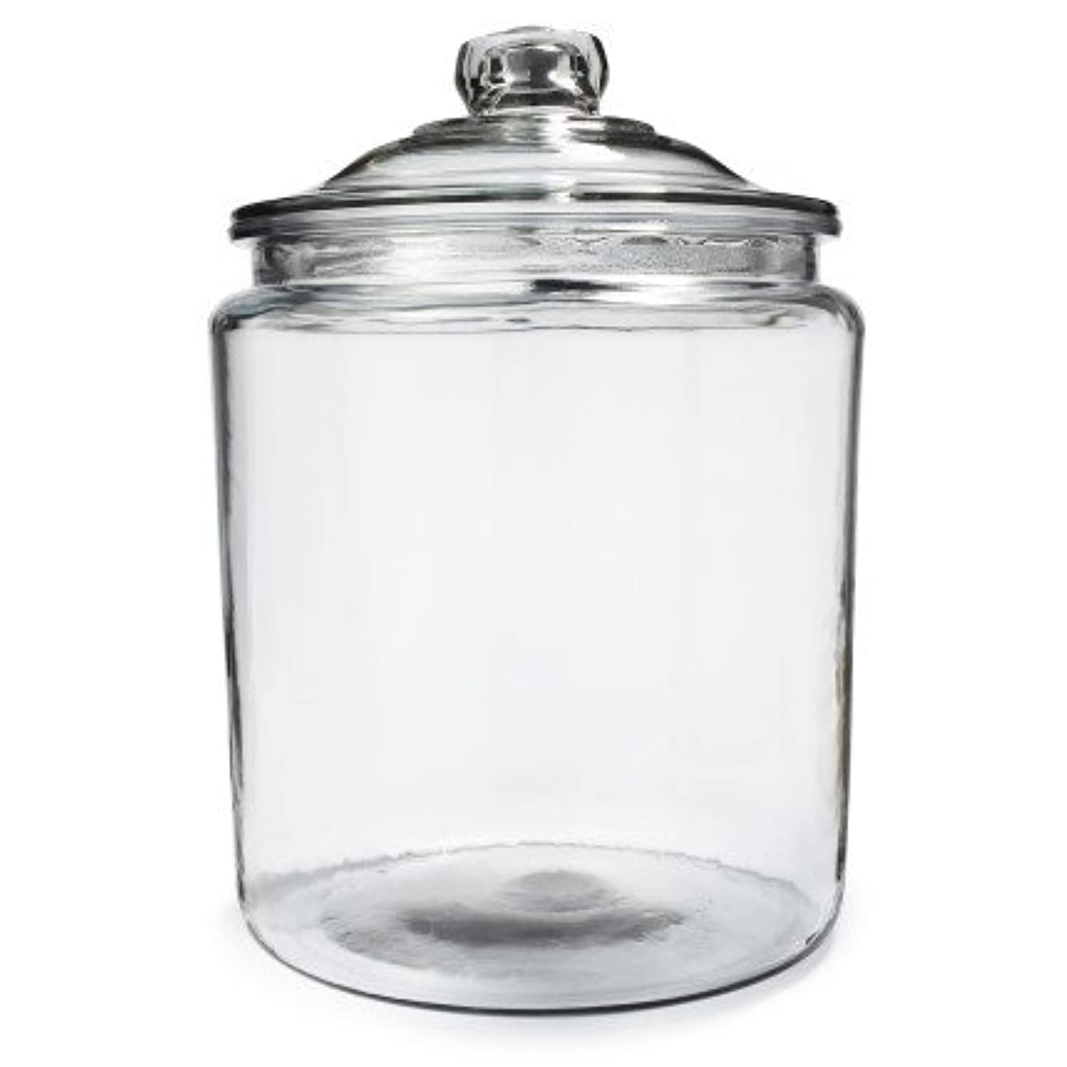 Anchor Hocking Heritage Hill 1/2 Gallon Glass Jar With Lid, Set Of 2