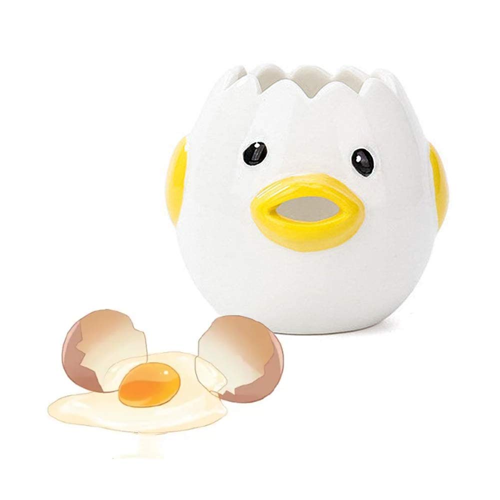 L7Hwdp Egg Separator, Yellow, Ceramic, 3X3 Inches, 4.3 Oz