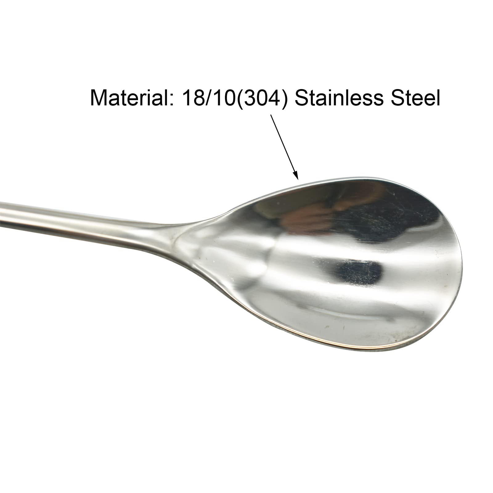 Pinenjoy 2Pcs Espresso Stirring Spoon 18/10(304) Stainless Steel Reindeer Antler Spoon 5.51Inch Tiny Spoon For Christmas Gift Co