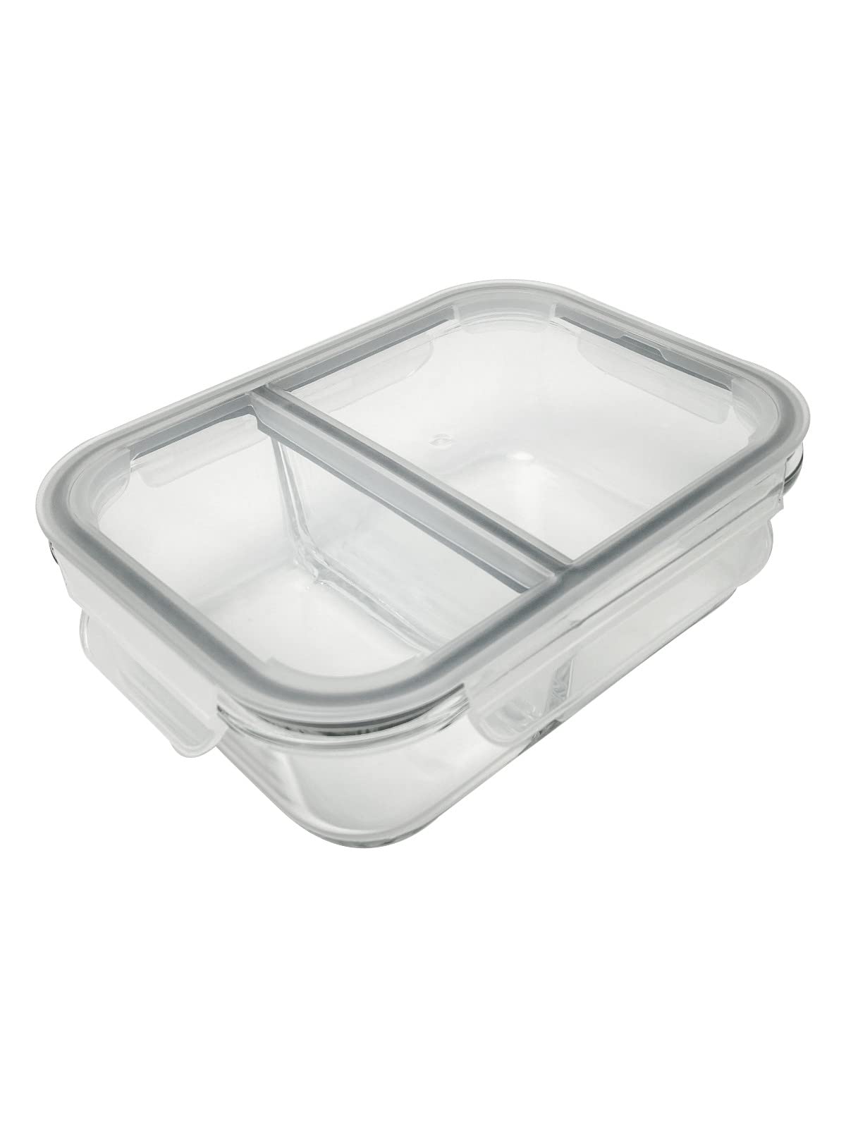 ???(Fujisho) Felio 20717 Heat Resistant Food Container, 2 Divided L32.8 fl oz (930 ml)