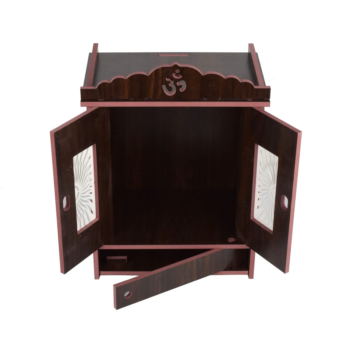 Avad Wooden Readymade Wall Hanging Puja Temple For Home God Stand For Pooja Room Mandir Wood Devghar Stand For Office And Shop A