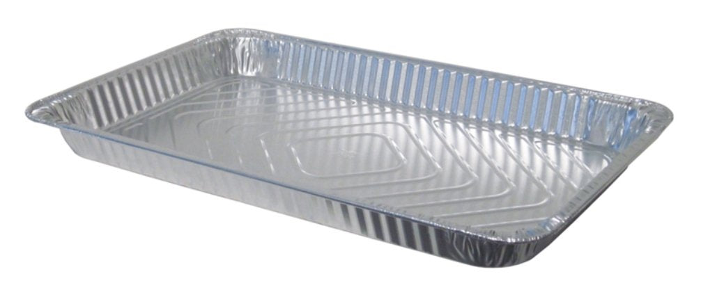Durable Packaging Aluminum Steam Table Pans, Full-Size Shallow-175 Oz., 1.69 Deep,12.81 X 20.75, 50/carton