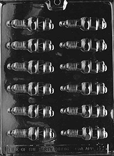 Grandmama'S Goodies D012 Spark Plugs Chocolate Candy Soap Mold With Exclusive Molding Instructions