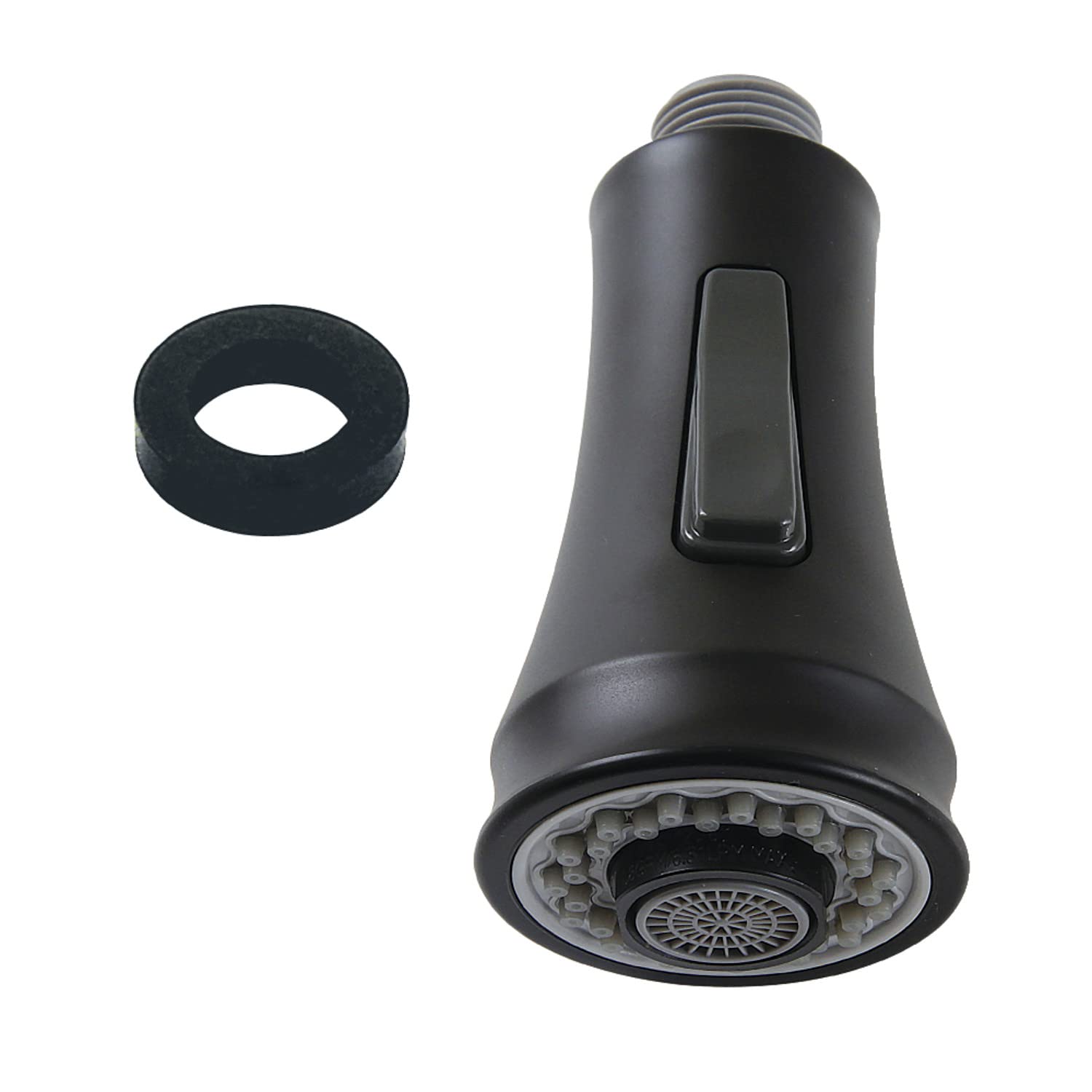 Kingston Brass KDH8810 Made to Match 2-Function Pull-Down Kitchen Faucet Sprayer Head, 2-1/16 showerhead, Matte Black