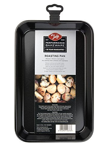 Tala Performance, Roaster, Professional Gauge Carbon Steel With Whitford Eclipse Non-Stick Coating, Cooking And Roasting, 29.6 X