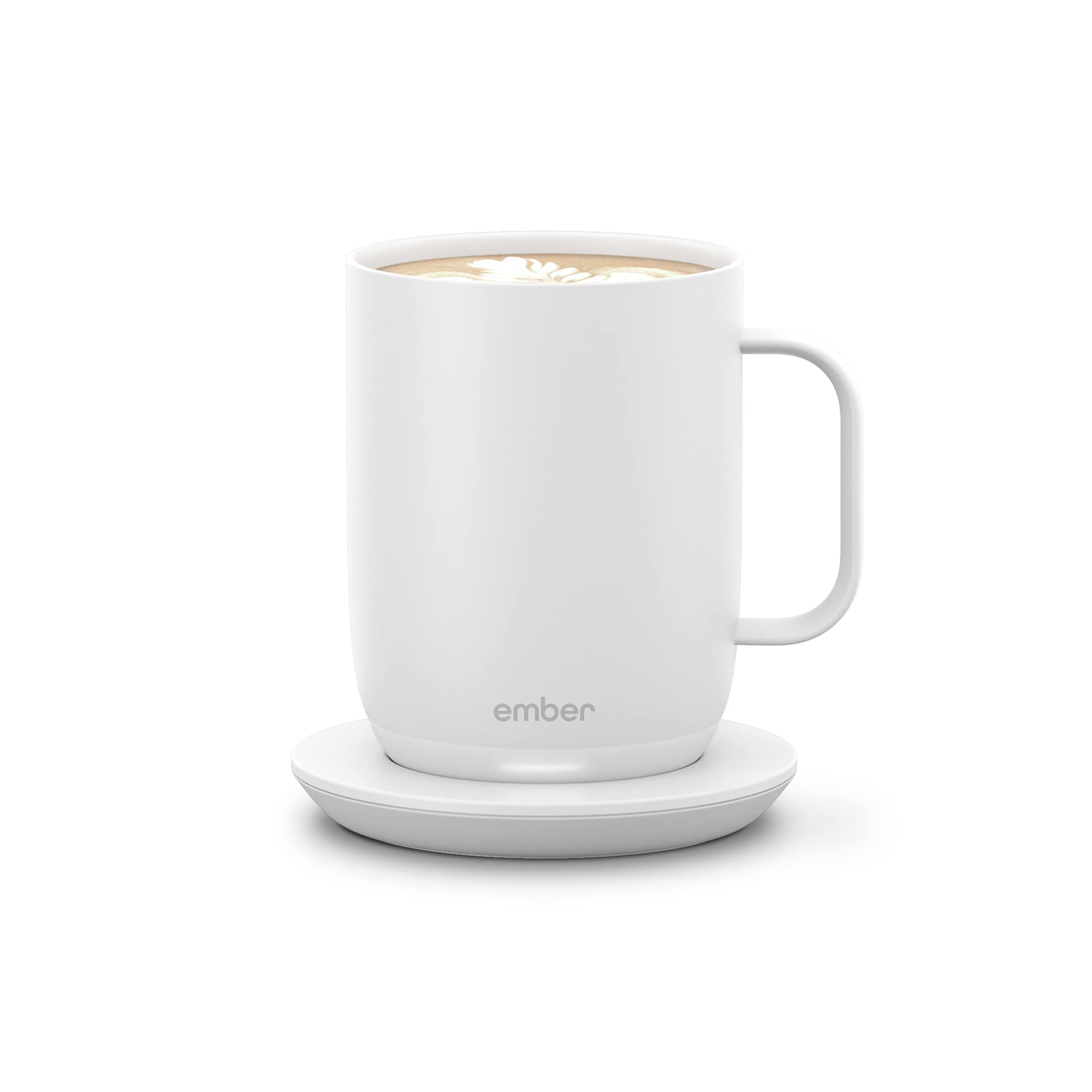 Ember Temperature Control Smart Mug 2, 14 Oz, App-Controlled Heated Coffee Mug With 80 Min Battery Life And Improved Design, Whi