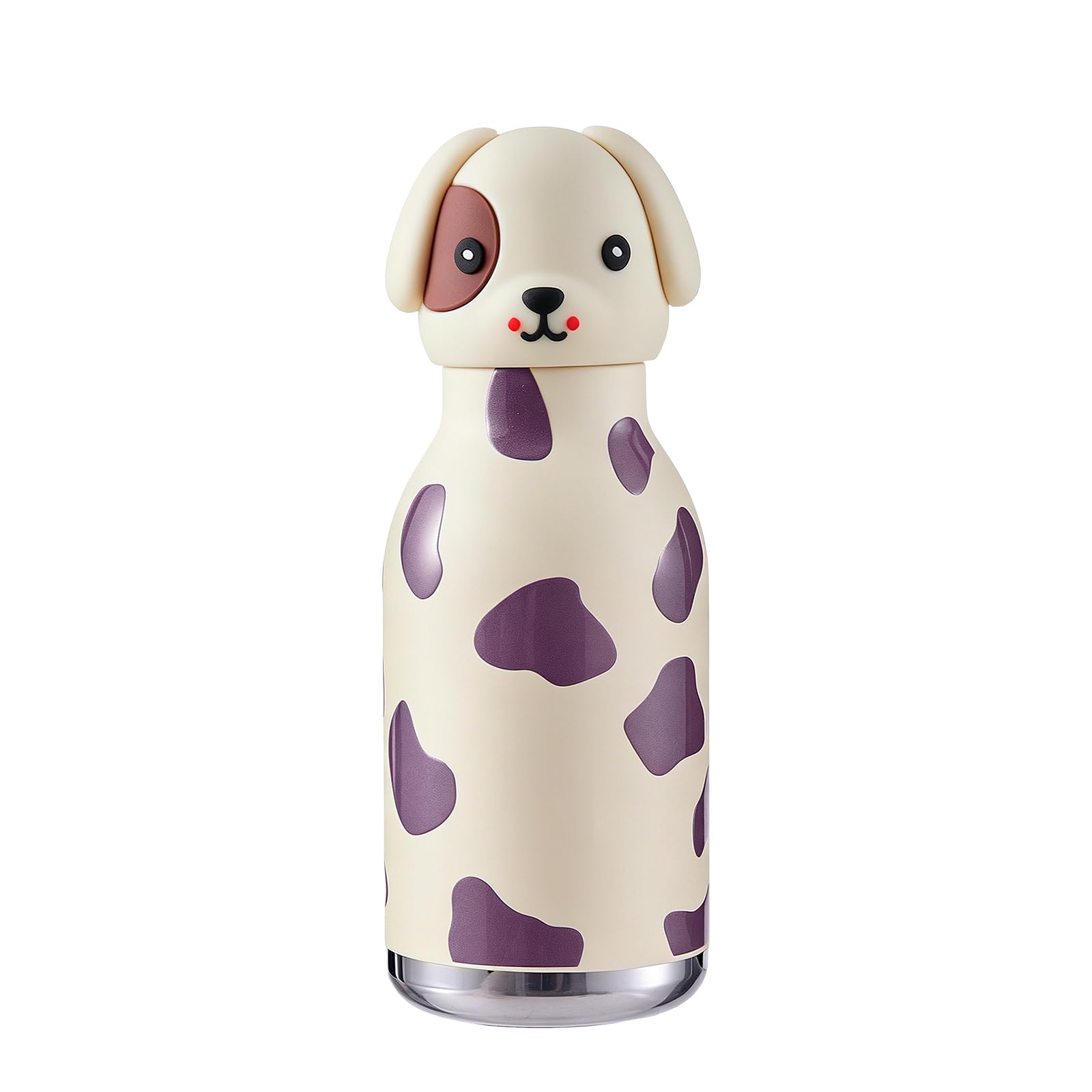 UFORU Stainless Steel Water Bottle 16oz, Insulated Leakproof with Straw