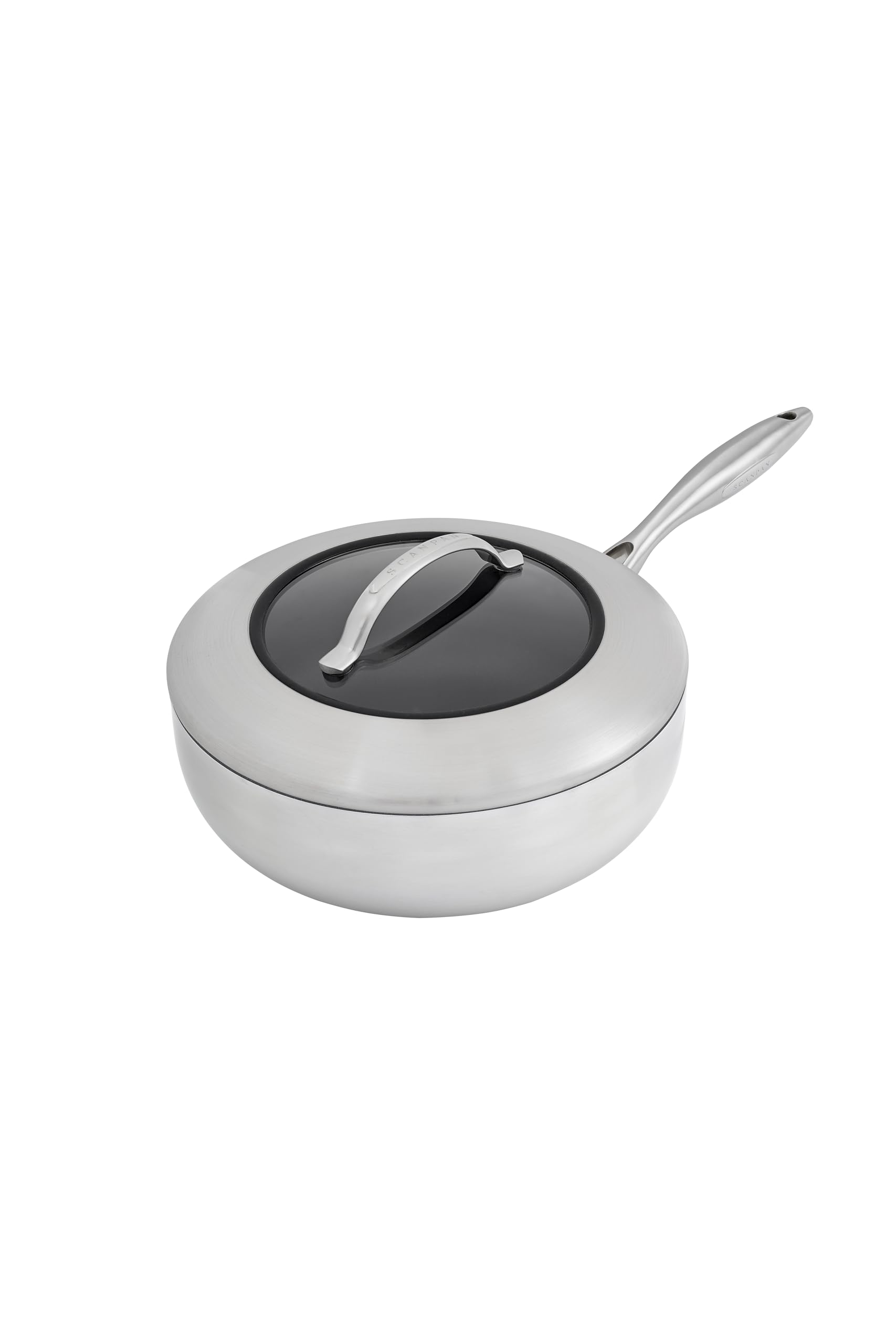 Scanpan  65082600 Scanpan CTX Covered Deep Saut Pan, 4 Quart, Silver