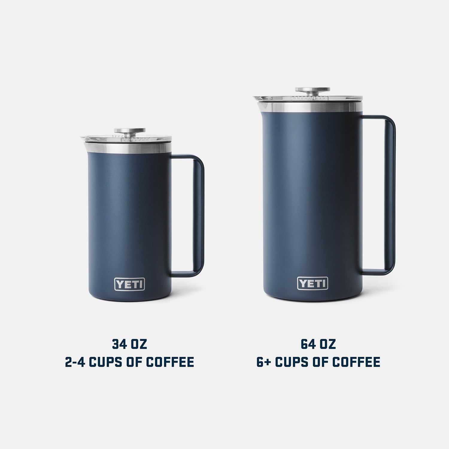 YETI Rambler 64 oz. French Press Coffee Maker - Stainless Steel, Key Lime