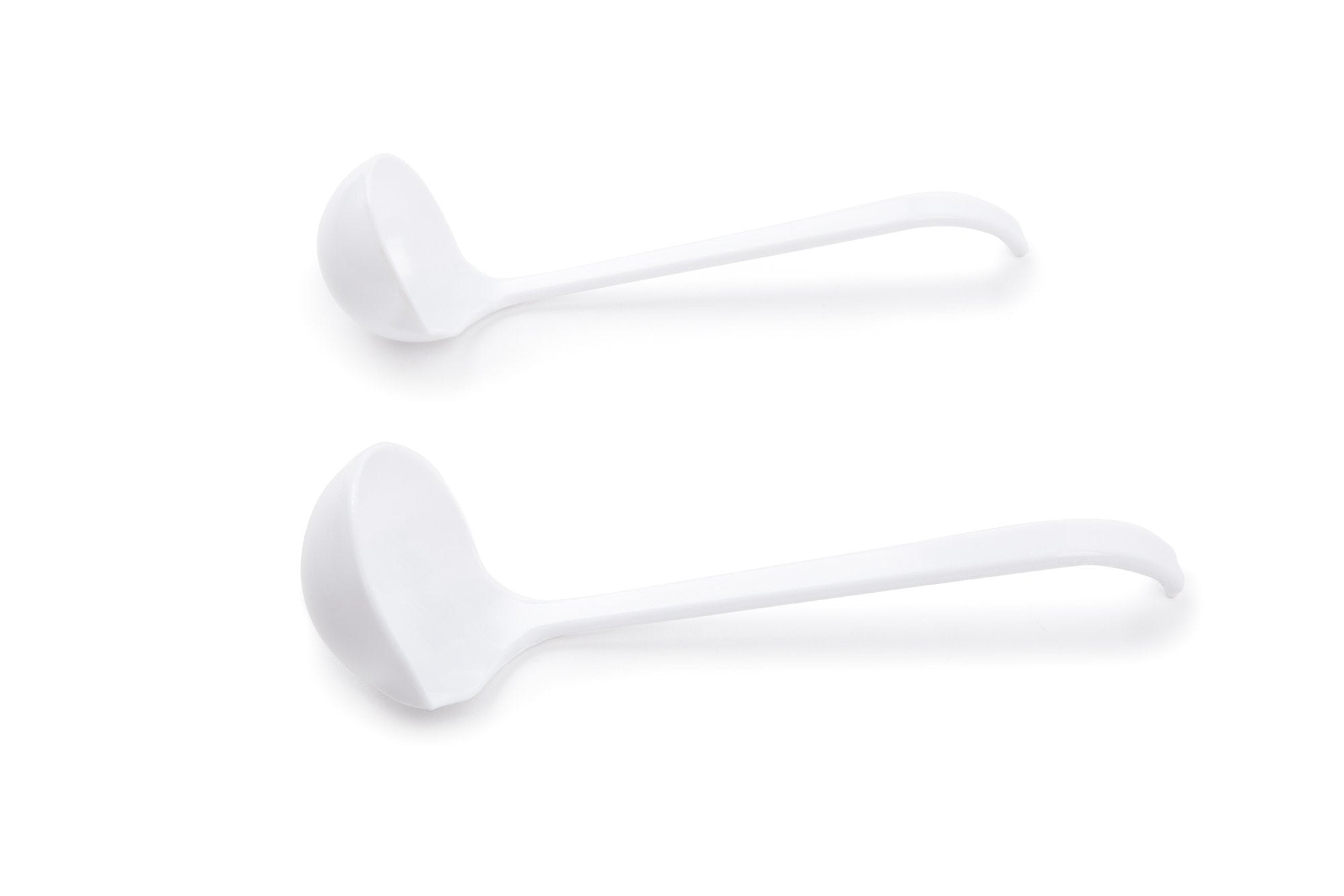 Fox Run Mini Ladle Set, Plastic, 2-Piece, Regular White