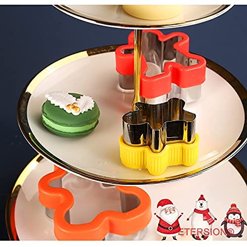 Etersion Gingerbread Cookie Cutters 5 Pieces 5 Sizes 1'' To 4.9'' Gingerbread Man Cookie Cutter