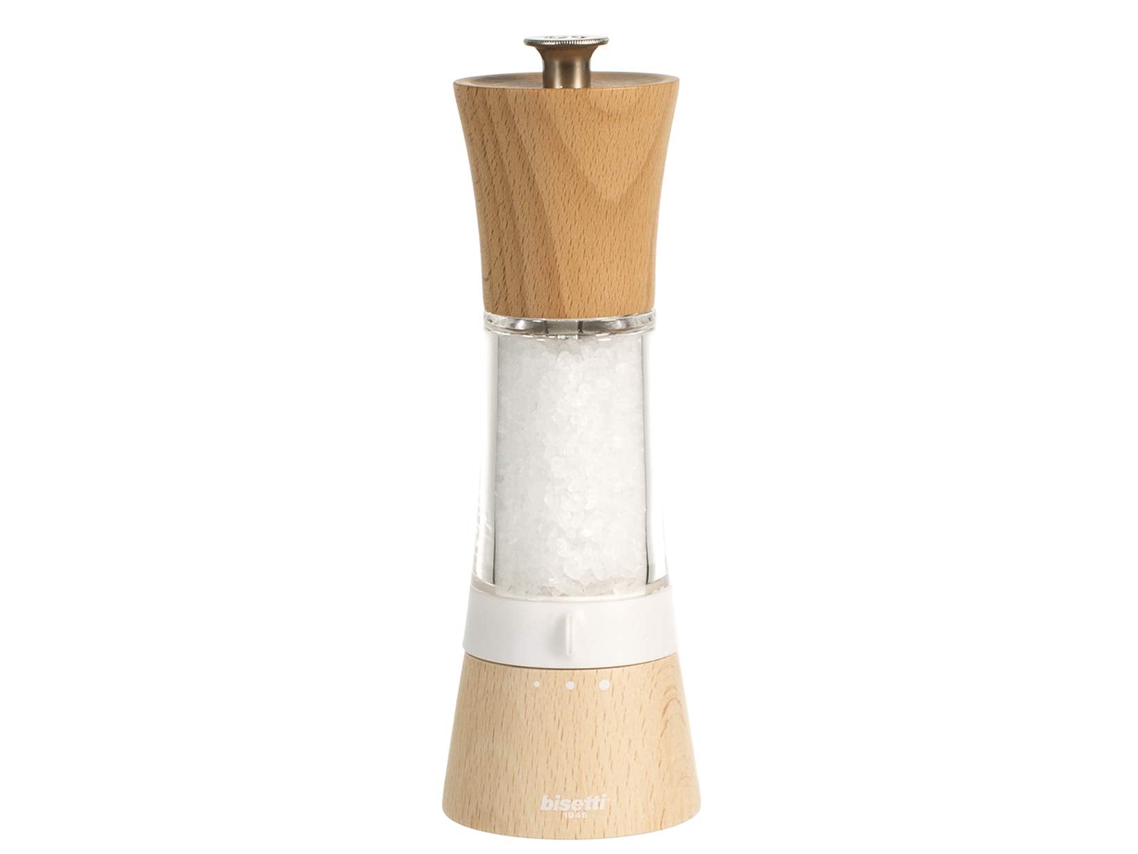 Bisetti Pisa 7.8 Inch Salt Mill With Select Grinding Technology