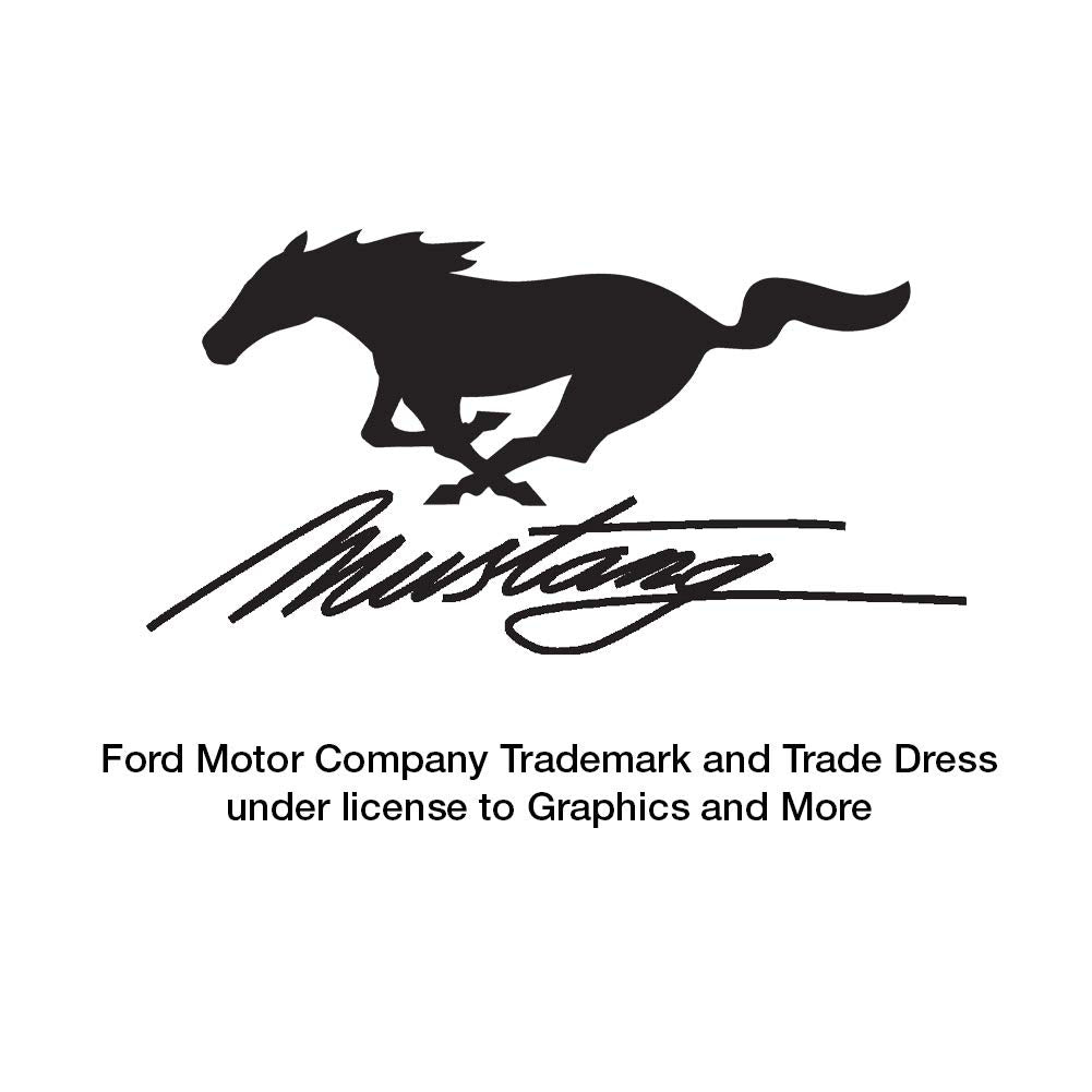 Ford Mustang Logo Can Cooler - Drink Sleeve Hugger Collapsible Insulator - Beverage Insulated Holder