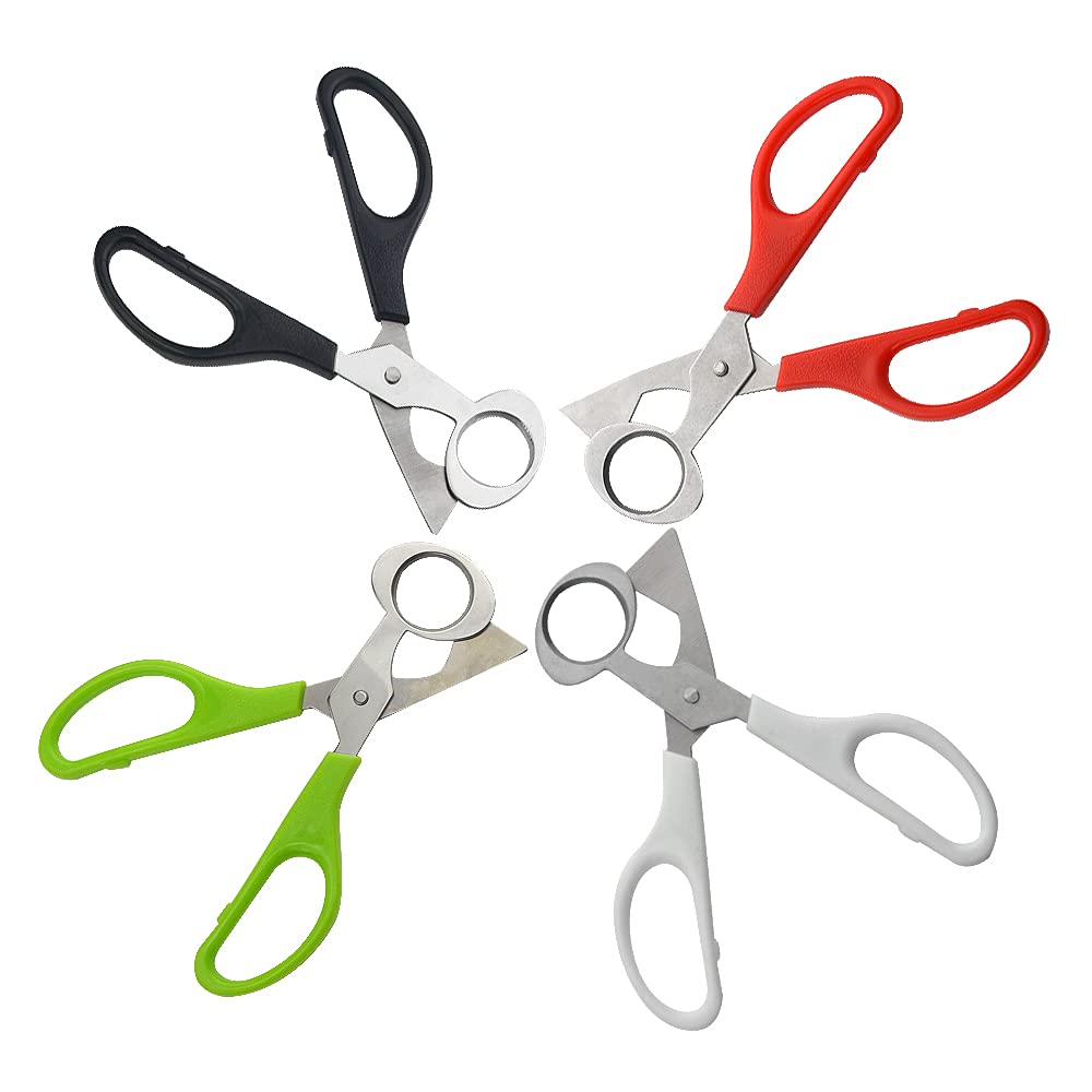 Xinmeiwen 12Pack Stainless Steel Quail Egg Cutter Scissors Quail And Pigeon Egg Cutter Tool Quail Scissors Opener Quail Egg Crac