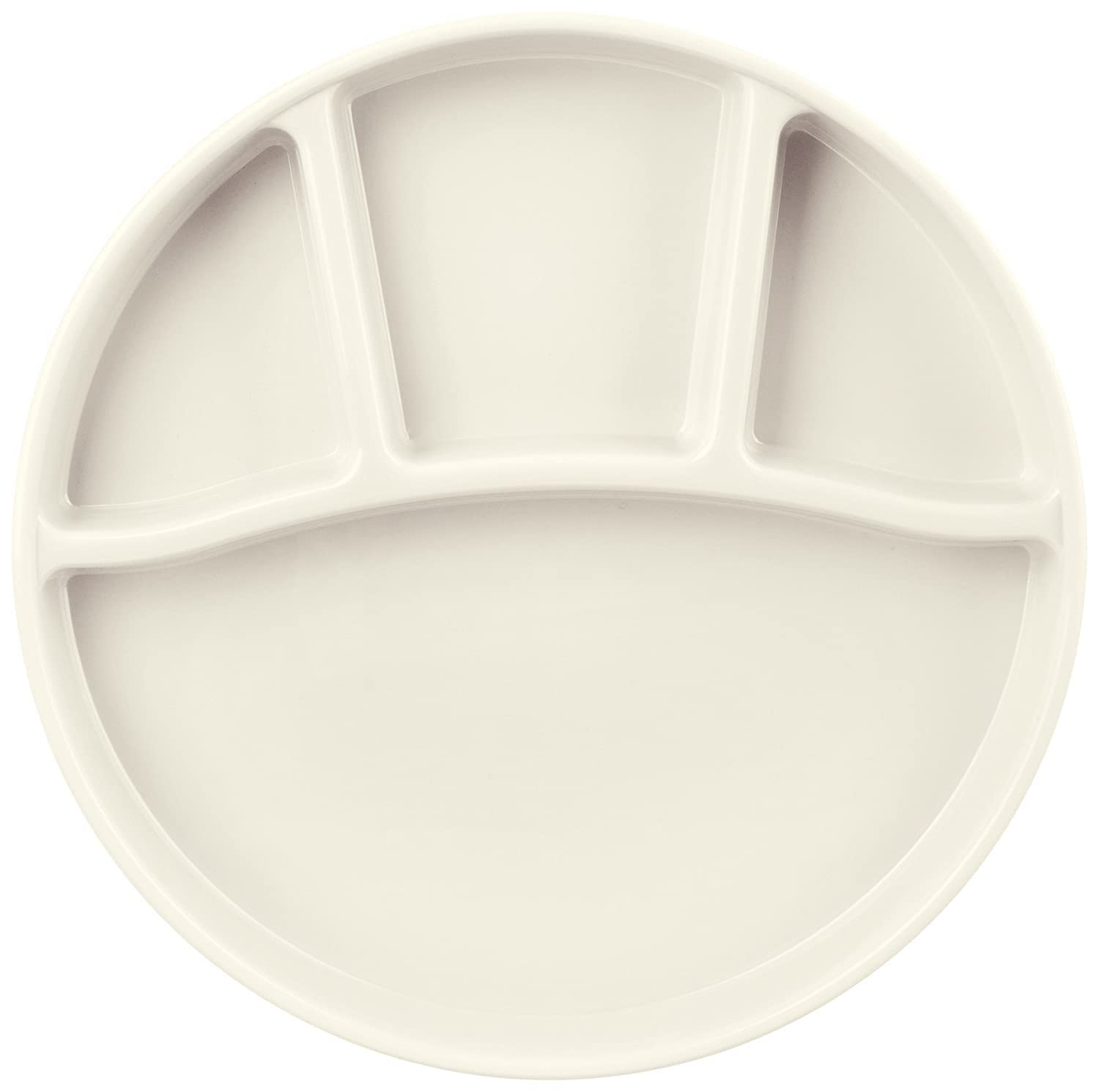 Signoraware Round Serving Thali Set, Set Of 3, Off White