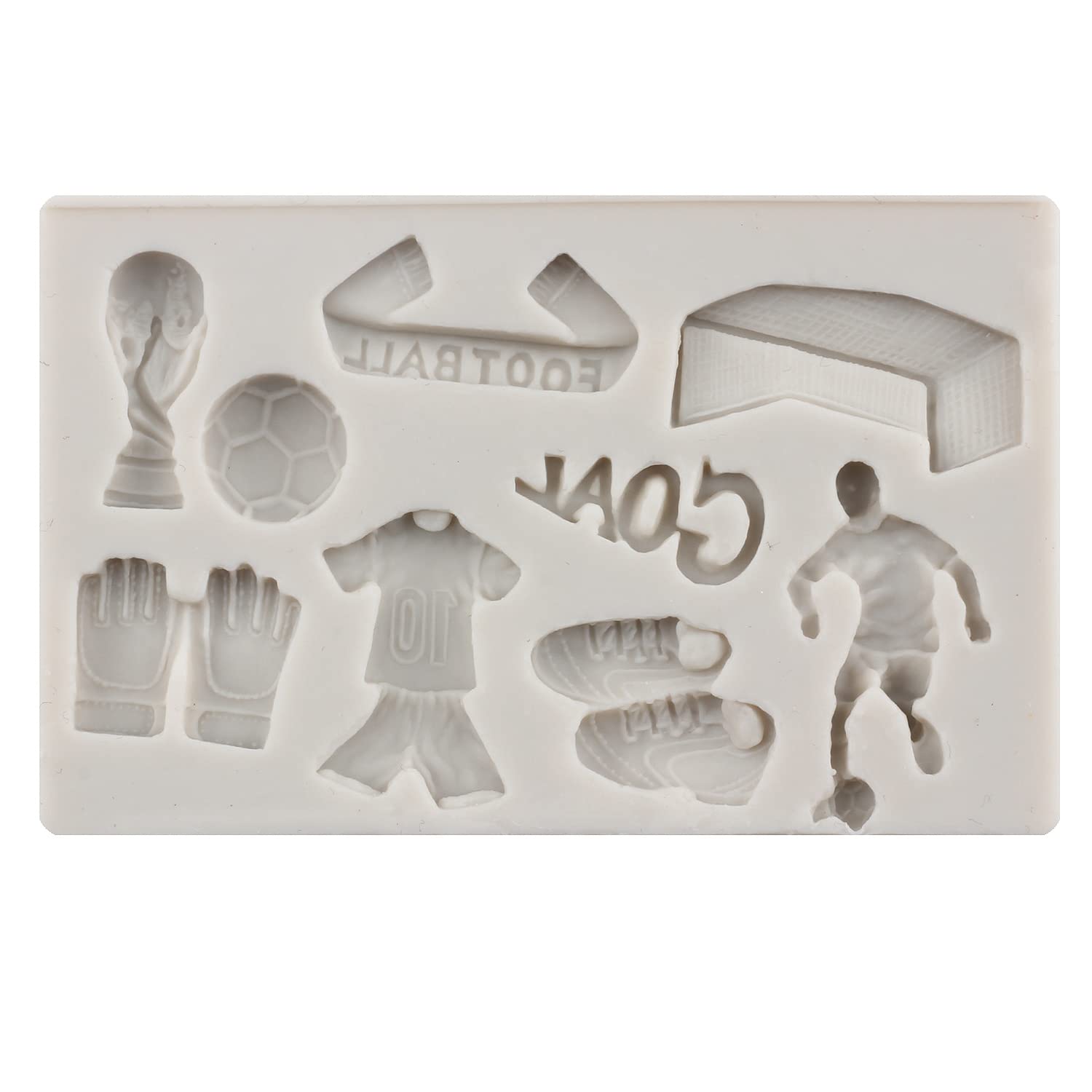 Mypracs Football Game Controller Silicone Fondant Molds For Cake Decoration Cupcake Topper Candy Chocolate Gum Paste Sugar Craft