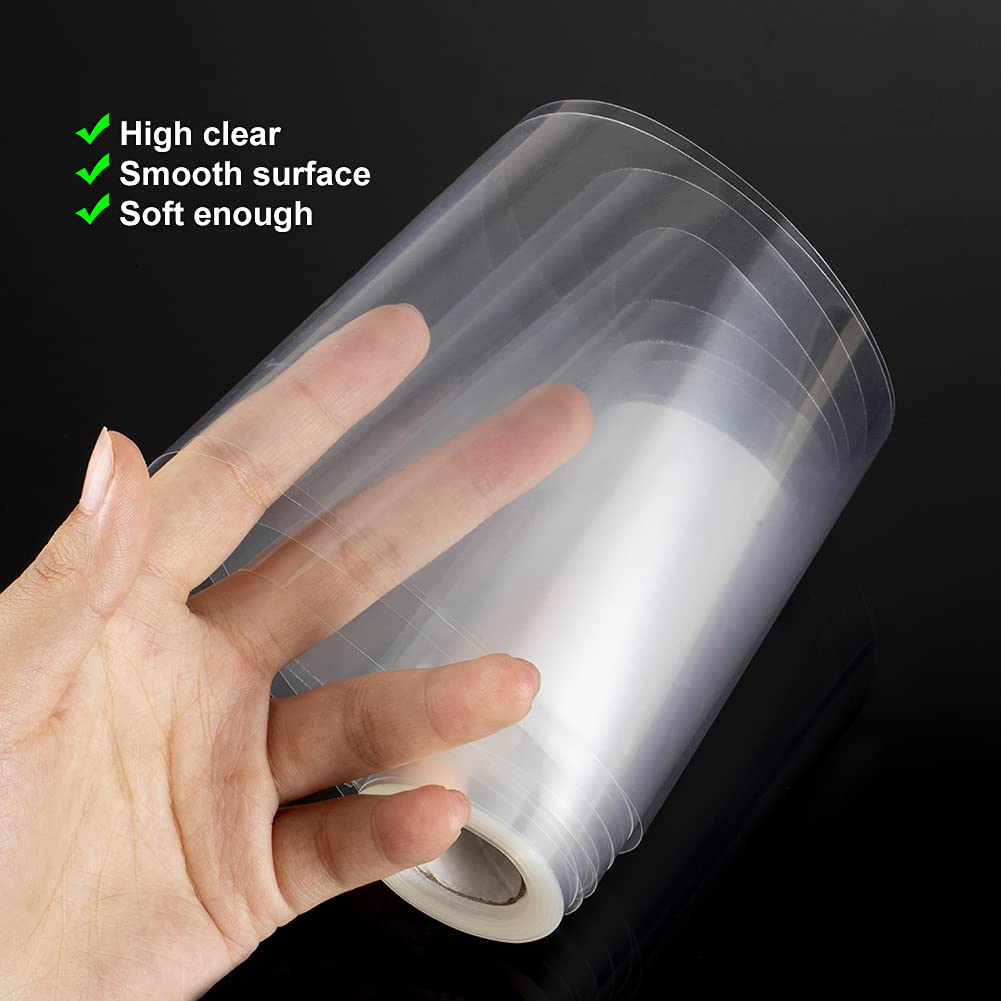 YQL Cake Collar 2.4 Inch  Acetate Cake Collar Roll DIY Acetate Sheet Baking Transparent Mousse Cake Sheets Surrounding Edge Clear Cake Strips for Baking Decorate  Chocolate Mousse Cake(2.4x394 Inch)